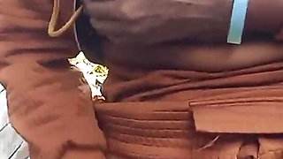 Outdoors Shaking My Booty Fingering My Hairy Wet Pussy