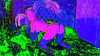 Hot blonde glamour babe solo plays to pleasure her hot body