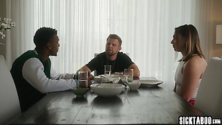 It is time for teenage to enjoy 3some orgy