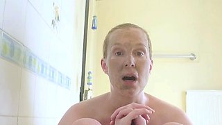 Spy Camera Watches Big Tit Amateur Milf In The Shower