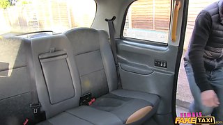 Total video - cheeky cab rail turns into hot backseat xxx with a hung stud - chick faux cab