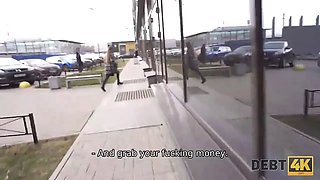 Debt4k. agent uses young doll like a cheap prostitute because of debts
