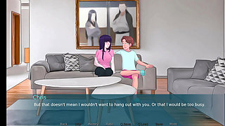 dabby and anon make hot romantic seen in summertime saga part 4