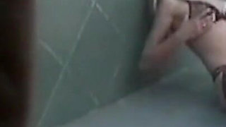 Jasmine Rouge Masturbates on the Terrace Then Gives Her Neighbor a Blowjob