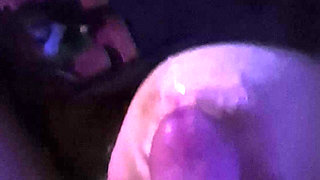 Rubbing my dick on step mom's face