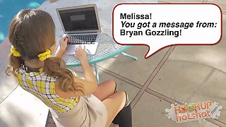 Innocent Slut Melissa Moore Is Fucked In All Her Holes By HookUp