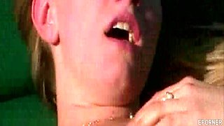 Retro nude MILF outdoor sex