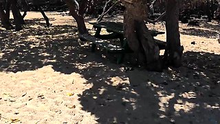 Busty amateur teen outdoor hardcore action with cum