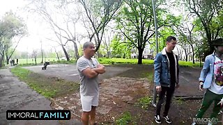 Promiscuous Matt and Porno's gangbang porn