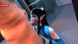 Feng Qing Er Animated and Voluptuous - 3D Animation