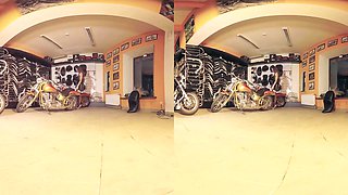 Lola Has Some Naked Fun in the Garage