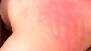 Dirty blonde teen takes two cocks in her narrow asshole