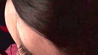 Stunning brunette babe gets anally fucked by a monster prick