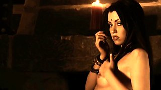 Exotic Brunette Beauty Gorgeous Poses