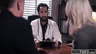 Tommy Pistol, Kenzie Reeves And Kenzie Taylor - Fertility Doctor Creampies Desperate Woman In Front Of Husband 10 Min