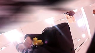 Asian Blonde Caught On Hidden Cam
