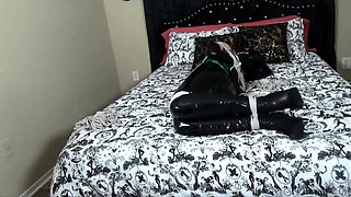 Woman on bed