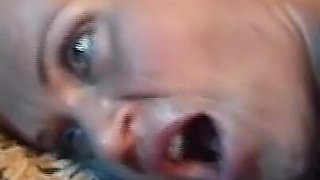 Double Penetration and Cumshot in Ass and Mouth for Sexy MILF with Hairy Pussy