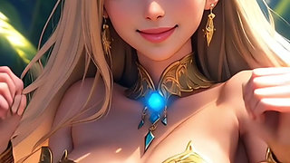 Fantasy fairy girls big boobs nude (Ai models)