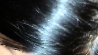 Brunette Slut Gives Blowjob To Big Cock Outdoors