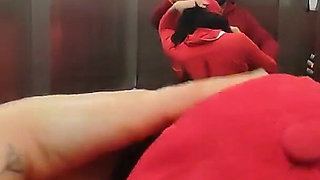 Very Risky Sex in a Elevator with Hot Neighbor Dada Deville