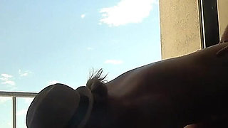 Cheating Wife Fucking with a Lover in a Hotel Room with a City View