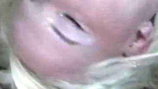 Busty blonde slut and her friend get banged at the orgy