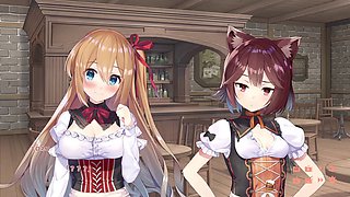 Hentai featuring busty girls in animated adult fun