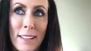 Cute curly brunette solo webcam masturbation