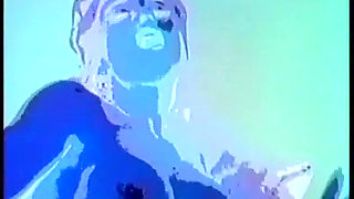 Foursome pussy fucking dildo playing in one bed