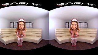 Belka Will Be Your Caring Nurse - Busty Babe In Nurse Costume Strips