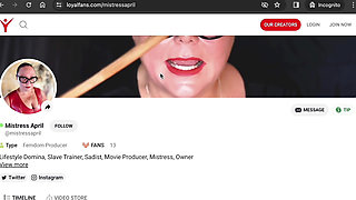 Dominatrix Mistress April - A veery normal day in Mistress Aprils life