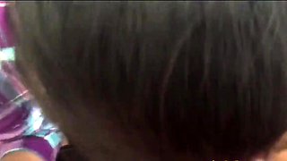 Indonesian Maid Sucks White Cock