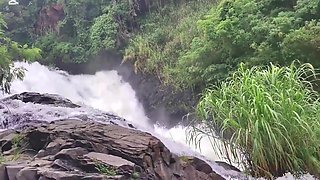Wild Sex In Jungle At The Waterfall