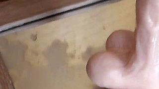 Squirting Pussy Drenching a Mirror