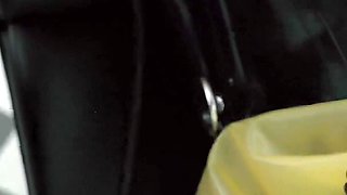 Rubber Patient Gets Anal and Pussy Treatment While Doctors Examination in The Clinic