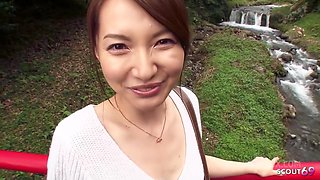 Skinny Asian Mature Wife talk to Cheating Suck and Swallow by Stranger in Uncensored JAV POV Porn