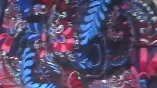 Stepson Spies on While She Rests, Records Her and They End up with a Mutual Handjob, Big Cumshot on Hairy Pussy