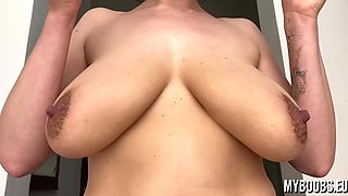 Bouncing Huge Natural Tits By Shione Cooper In Slow Motion - MyBoobs