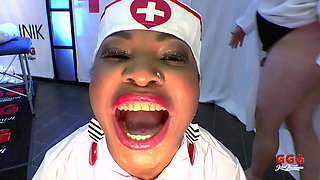 One Woman, Lots of Cocks - She Gets Pissed off and Teased