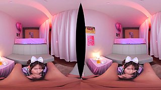 Japanese Student's Virtual Thrill in Immersive POV Journey