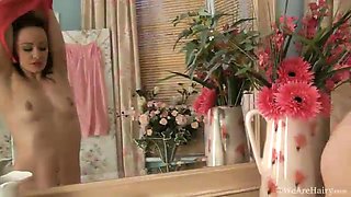 Chrissie takes an old fashioned bath - WeAreHairy