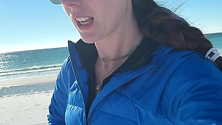 Walking on the Beach Calls for a Quick Orgasm!