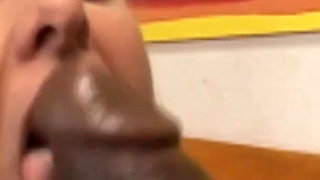 A Slutty Blonde Is Really Good at Deepthroating and Hardcore Fucking a Big Black Cock.