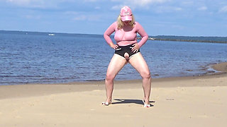 Naughty Bitch on the Beach