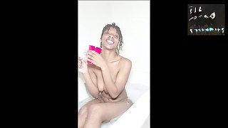 Dark-hued, ebony anal, ebony fingering solo