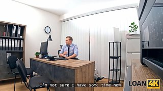 Loan4k. hidden sex inbetween slutty manager and her kinky chief on the office table