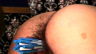 skinny stepsis hairy ass toyed and fucked