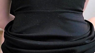 Leashed Sissy Drinks Mistress Piss Like the Thirsty Slave She Is