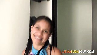 Blowjob movie with tough madam from Latina Fuck Tour